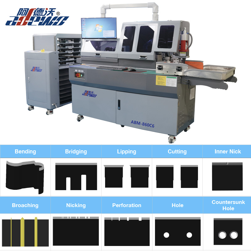 ABM-860C6 (Countersunk deşik, broach, nik)