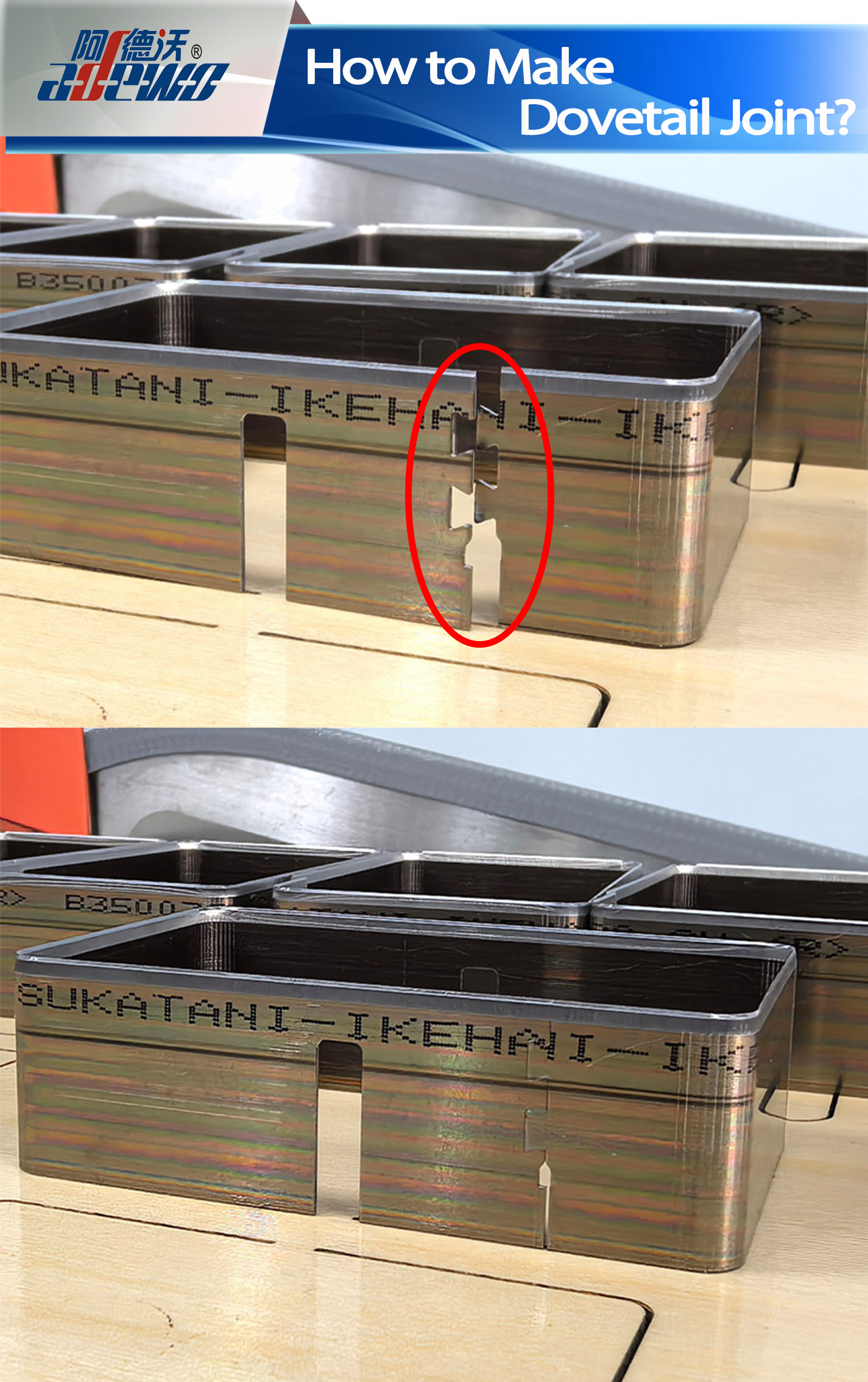 Dovetail birləşməsini necə etmək olar?
