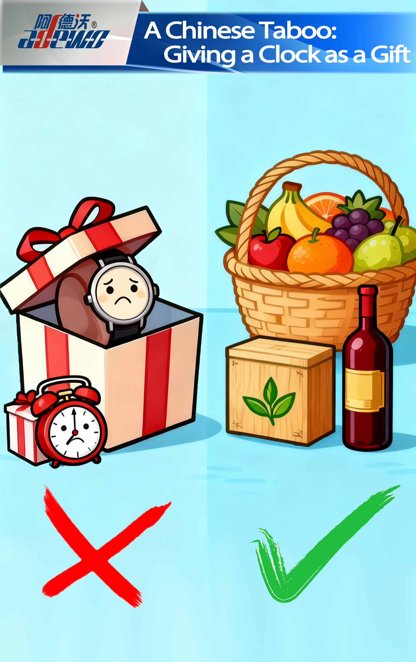 Bir Çin tabu: Bir hədiyyə olaraq bir saat vermək