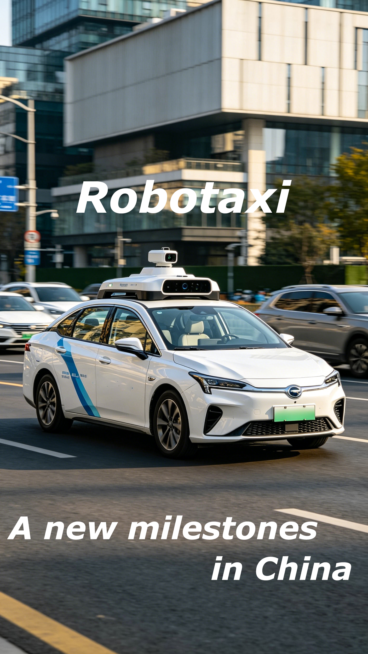 Robotaxis: Çinin özünü idarə edən taksiləri Shenzhendə yola düşür