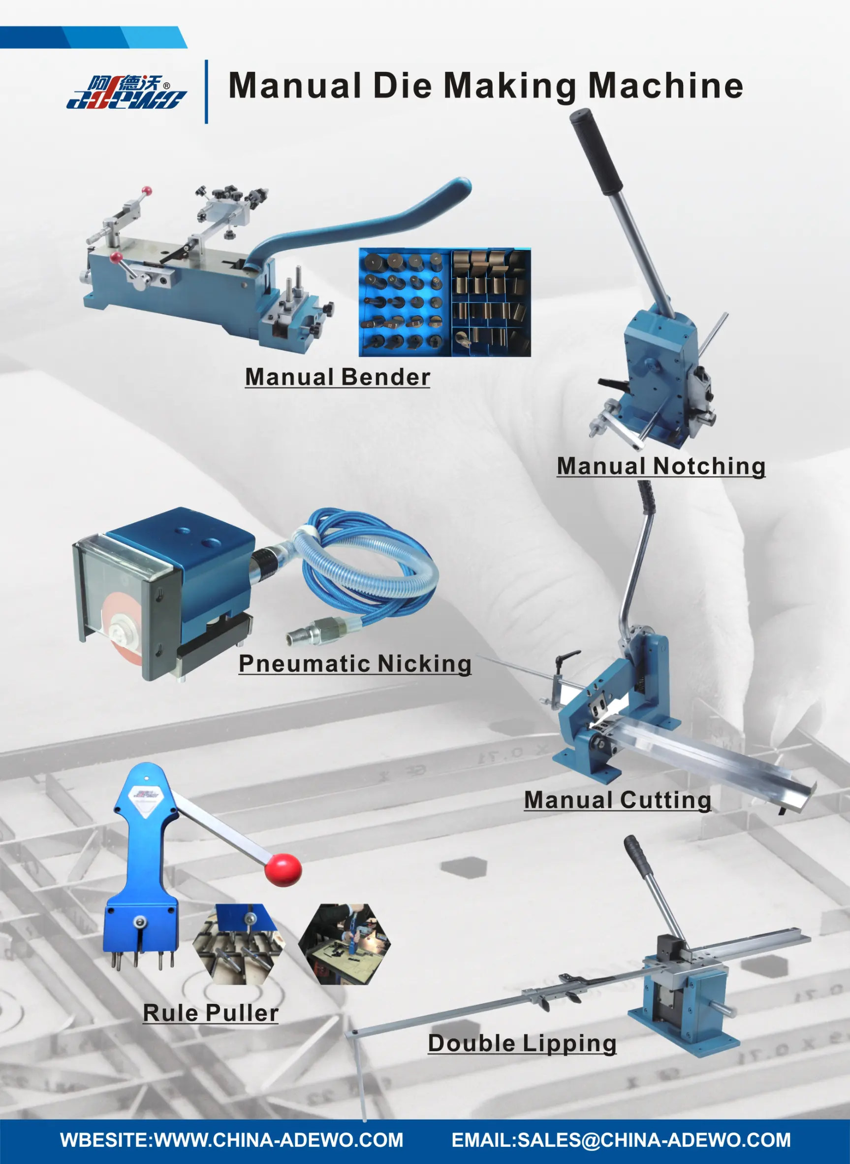 Qablaşdırma Çap Şirkətləri üçün Essential Manual Die Makeing Avadanlıq