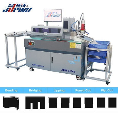 ABM-832A2 Ayaqqabı və Dəri Kəsmə Kalıbının Hazırlanması üçün Avtomatik Bükücü Maşın