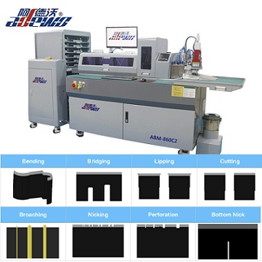 ABM-860C2 Yüksək Qaydalı Avtomatik Die Board Bükmə Maşın - Çevik Qayda Emal Sistemi
